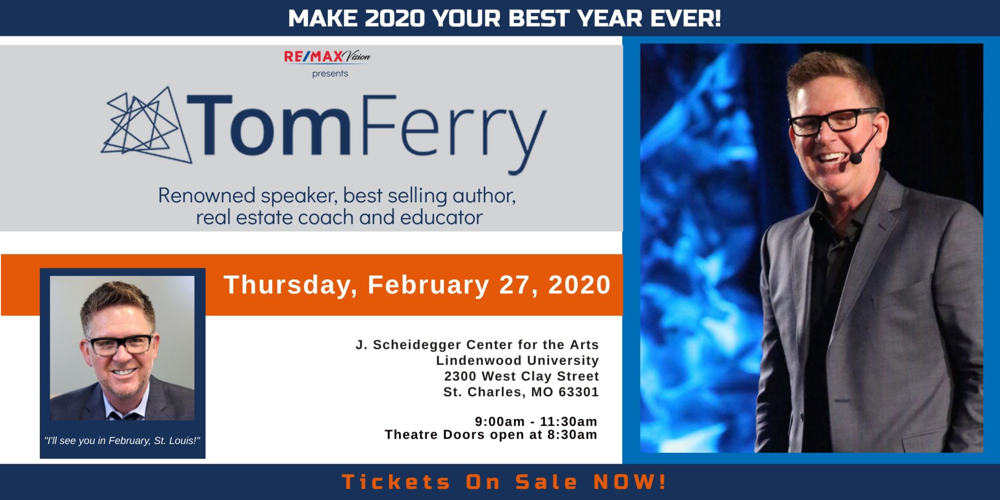 Tom Ferry Live in St. Louis, February 27, 2020